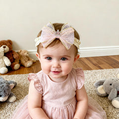 ICKEYOU newborn photo headband perfect for milestone smiles and portraits.
