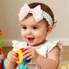 ICKEYOU soft stretch headband in use demonstrates secure fit without slipping