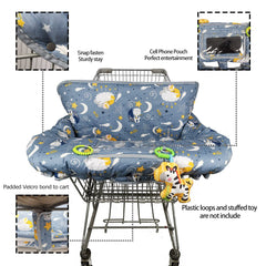 ICOPUCA cart cover with air mesh sides helps baby stay cool.