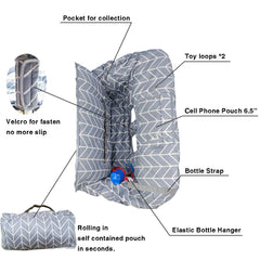 ICOPUCA shopping cart cover large-fit fits most carts for versatile use.
