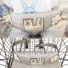 ICOPUCA shopping cart cover back suede is non-slip for secure positioning