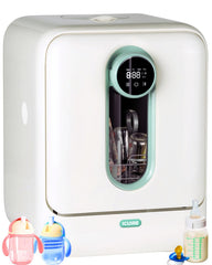 ICUIRE baby bottle washer front view highlighting compact countertop design.