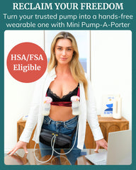 IDAHO JONES Pump Bag waist-wrap offers comfortable support during busy days