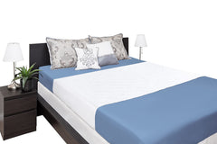 Idyll Nights washable bed pad flat view showing king-size coverage.