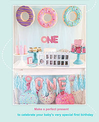 iEasey First Year Frame monthly display highlights your baby's growth month by month.