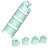 IENYPA baby milk dispenser front view, compact and travel-ready for on-the-go feeds.