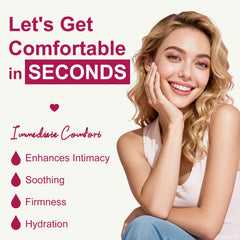 IF L VE Vaginal Moisturizer gel texture shown for quick absorption.
