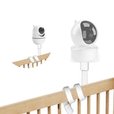 iFamily flexible mount shelf on baby bed edge for stable viewing