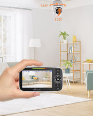 iFamily night-vision provides clear visibility in dark rooms for late-night checks.