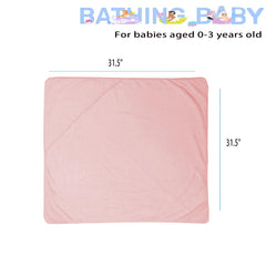 IFaryMes baby hooded towel close-up fabric, dense coral fleece delivers gentle absorbency.