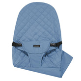 iGRATENS bouncer cover blue for Balance Soft, snug cotton fit for baby's comfort.