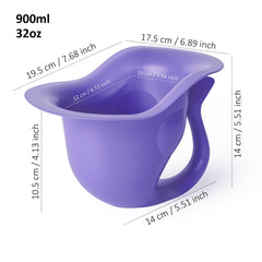 Ihaapsi baby potty purple with compact handle for on the go use
