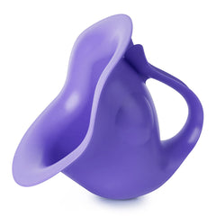 Ihaapsi velvet cushion on neck of purple potty for soft comfort