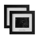 IHEIPYE baby sonogram frame with silver text for cherished nursery keepsake