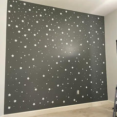 iinuu celestial wall stickers elevate nursery art with subtle glow.