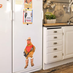 iinuu Cute Animal Window Sticker Chicken brightens kid's room and adheres to glass or walls.
