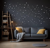 iinuu Sparkles and Stars wall decals pack brightens walls for dreamy nursery decor.