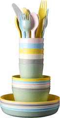 IKEA Kalas pastel bowls for durable BPA-free dining with kids
