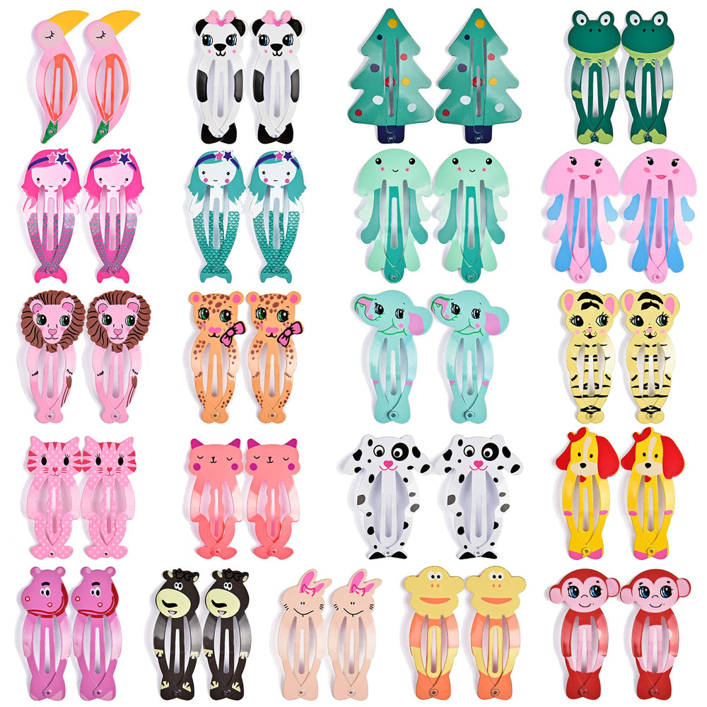 IKOCO animal pattern clip 01 for secure hold on everyday styling