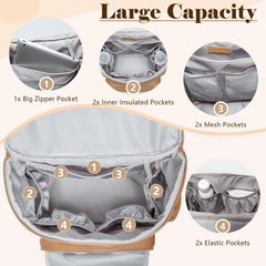 ILCOLPO 16-pocket organization keeps items accessible and tidy.