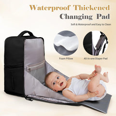 ILCOLPO changing station open for quick diaper changes on the go.