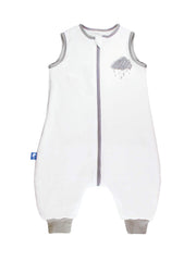 ililmmoe wearable blanket with legs showing two way zipper for easy diaper changes