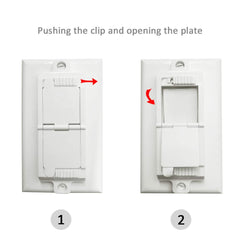 ILIVABLE locking switch guard secures the switch in a chosen ON or OFF