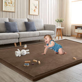 ILPEOD baby play mat memory foam cushioning for safe tummy time and floor play