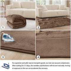 ILPEOD crawling mat with 3.5 cm padding cushions falls