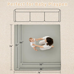ILPEOD velvet-soft-surface provides warm, skin-friendly touch for newborns during quiet time.