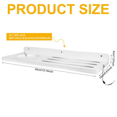 ILSSLI Tonies shelf fits charging stations with cables neatly hidden.