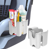 iLulala Graco convertible cup holder in grey shown on a stroller handle for compatibility