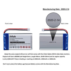 iMah battery protection chip inside for safer charging and discharging