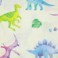immispace soft muslin swaddle fabric close-up, breathable texture for comfort.