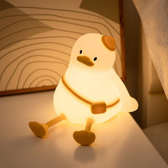 IMMORROSA cute duck night light provides a soft glow for nursery and desk