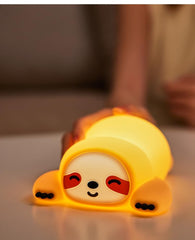 IMMORROSA cute sloth night light with a warm glow for bedtime routines