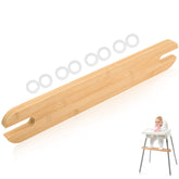 IMPRESA Bamboo Foot Rest assembly for secure chair attachment and stable meals.