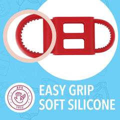 IMPRESA bottle handles compatible with Dr Brown bottles for smoother transitions.
