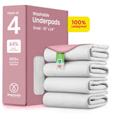 IMPROVIA underpads with edge-wicking for leakproof protection.