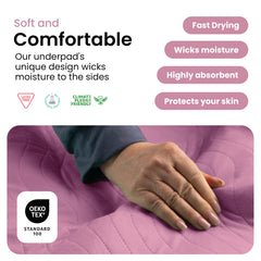 Improvia kids-friendly underpad suitable for beds, furniture, and training.