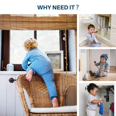 Inaya easy-install, tool-free installation on a round knob.
