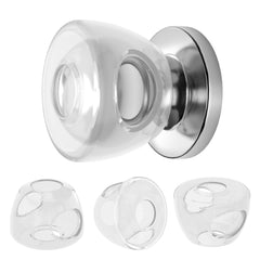 Inaya 4-pack door knob cover installed on round knob for quick kid safety.