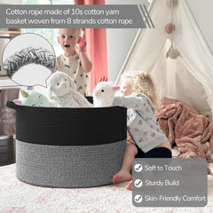INDRESSME 115L basket-blanket-storage provides cozy blanket storage for sofas and beds.