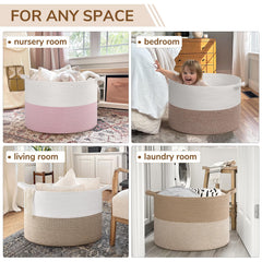 INDRESSME 115L basket uses family-friendly material gentle on skin and odorless