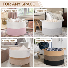 INDRESSME 115L basket in entryway complements camel mix and black decor.