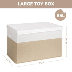 INDRESSME 85-liter storage bin with handles for easy transportation and organization