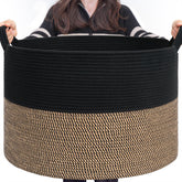 INDRESSME large 90L blanket basket for easy home organization