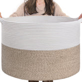 INDRESSME large laundry basket blanket storage keeps clutter organized and accessible.