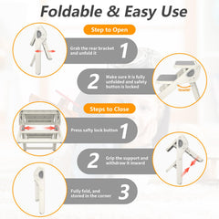 iNeibo toddler stool with wide base reduces tipping