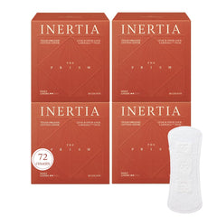 Inertia Prism Red Panty Liner cover-to-core organic cotton for natural purity.